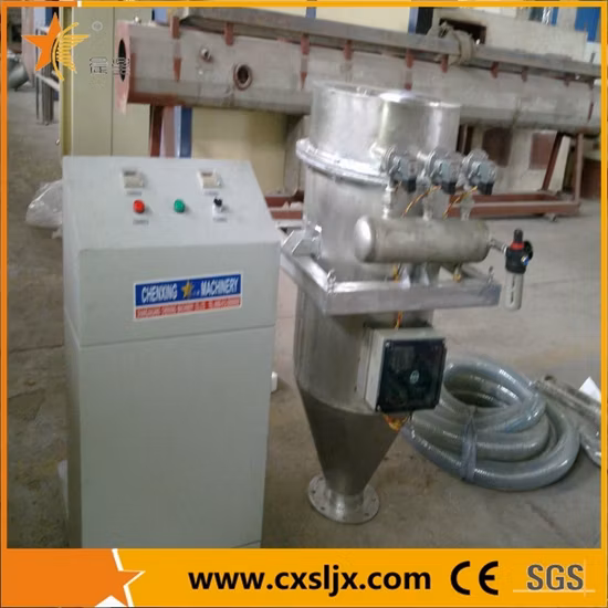 Chargeur automatique de vide de trémie d'additif de poudre de PVC en plastique