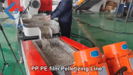 Déchets de plastique dur/doux matériel PE déchets LDPE Pelletizer Machine PE PP Pet Pellet Masterbatch Making Machine pour recycler le plastique
